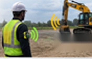 Vehicle approaching worker
